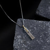 Golden Gate silver pendant